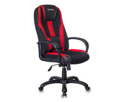 На фото Кресло игровое Zombie VIKING-9 черный/красный