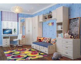 На фото Детская мебель Вега сосна 2 результ (Фабрика "SV-мебель")