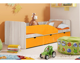 На фото Модульная детская кровать Бриз «МДФ» Кровать - 3 