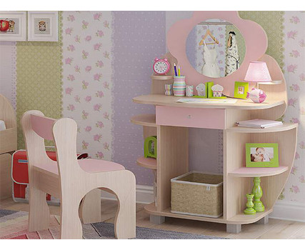 На фото Детская мебель Ромашка фабрика Мебельсон