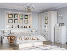 На фото Спальня ВЕГА фабрика SV-Мебель