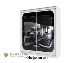 На фото Шкаф-купе 19 (инфинити), SV-мебель
