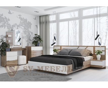 Спальня ЛАГУНА 8 фабрика SV-Мебель