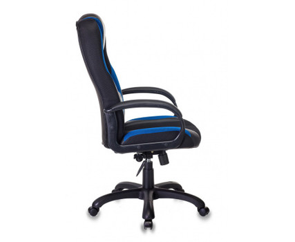 Кресло игровое Zombie VIKING-9 черный/синий