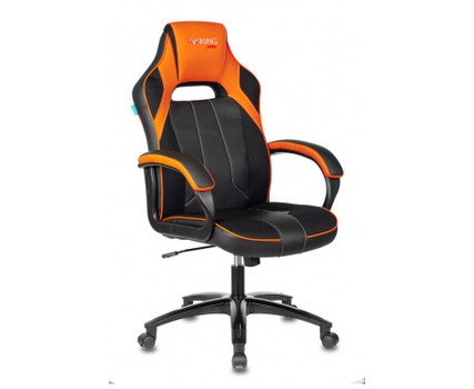 Кресло игровое Zombie VIKING 2 AERO черный/оранжевый