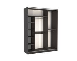 На фото ШКАФ-КУПЕ "БАССО 5-600" фабрика Мебельсон