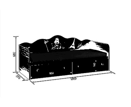 Кровать Амели, фабрика Мебельсон